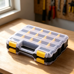 34-Compartment Double-Sided Tools Organiser with Dividers