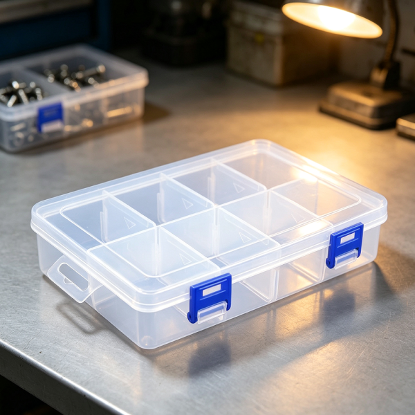 8-Grid Large Adjustable Plastic Compartment Box