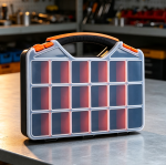 18-Compartment Portable Hardware Organiser Case