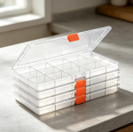 2-Pack 15-Grid Extra Thick Mini Storage Boxes