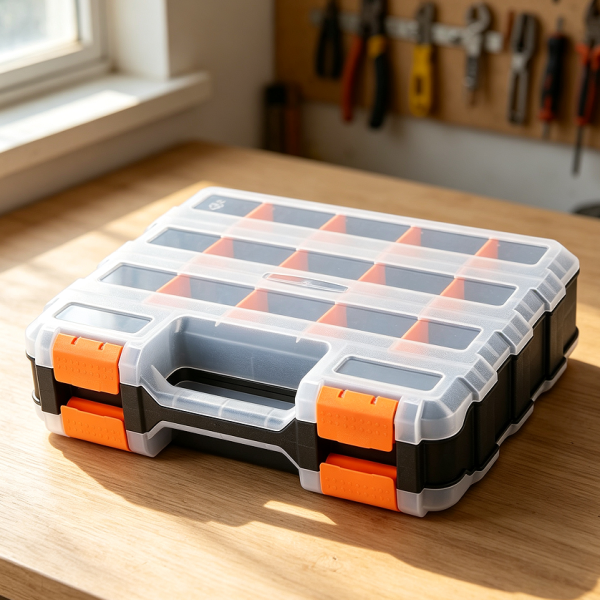 34-Compartment Double-Sided Small Parts Organiser
