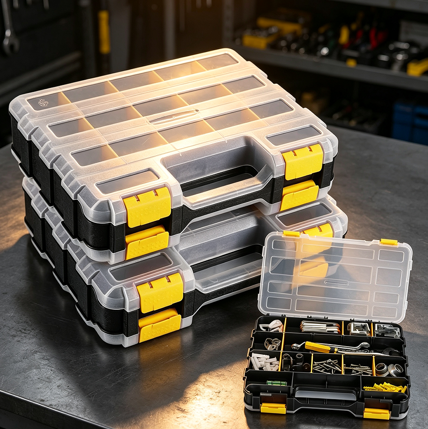 29 2-Pack 34-Compartment Double-Sided Parts Case - Image 1