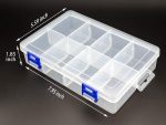 8-Grid Large Adjustable Plastic Compartment Box - Image 2