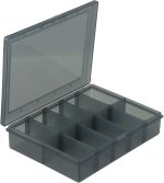 Tool Parts Storage Box with Removable Dividers
