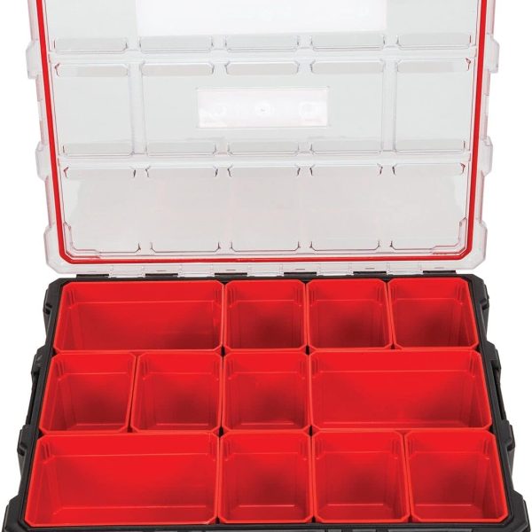 Heavy-Duty Water-Resistant Parts Organiser with Latches