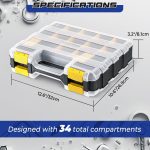 2-Pack 34-Compartment Double-Sided Parts Case - Image 2