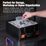 Double-Sided Parts Organiser with 18 Removable Bins - Image 2