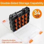 Double-Sided Plastic Tool Box with Removable Dividers - Image 2