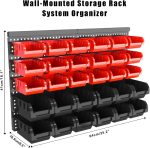 30-Piece Wall-Mounted Storage Bins with Labels - Image 2