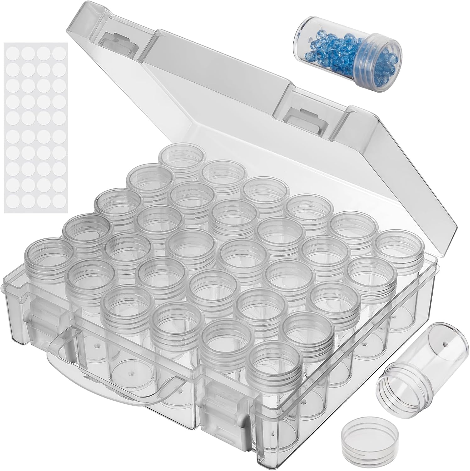 71eCtUyneL._AC_SL1500_.jpg 30-Grid Bead and Diamond Painting Storage Box - Image 1
